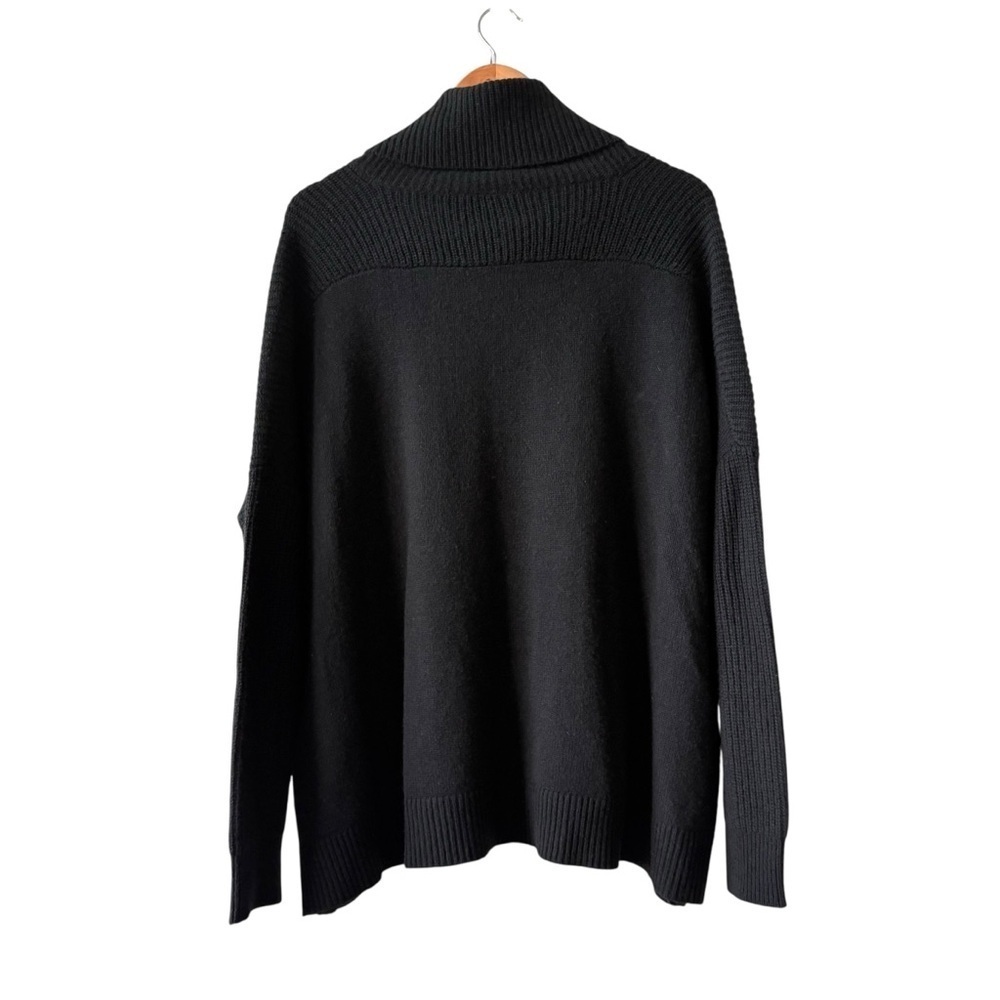 Vince Black Cowl Neck Wool and Yak Blend Sweater - Picture 2 of 13